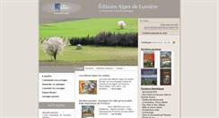 Desktop Screenshot of editions-alpes-de-lumiere.org